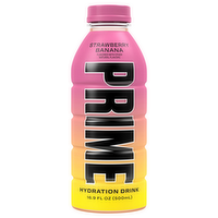 Prime Strawberry Banana Hydration Drink, 16.9 Ounce