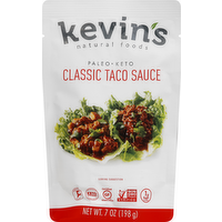 Kevin's Natural Foods Paleo & Keto Classic Taco Sauce, 7 Ounce