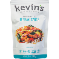 Kevin's Natural Foods Paleo & Keto Teriyaki Sauce, 7 Ounce