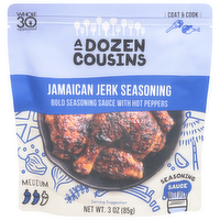 A Dozen Cousins Jamaican Jerk Seasoning Sauce, 3 Ounce