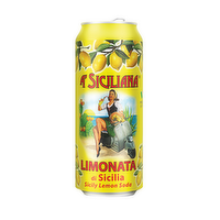 A' Siciliana Limonata di Sicilia Sicily Lemon Soda, 330 Millilitre