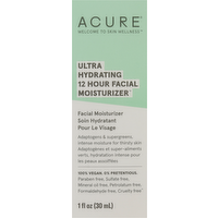Acure Ultra Hydrating 12 Hour Facial Moisturizer, 1 Ounce