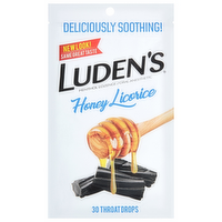 Ludens Honey Licorice Throat Drops, 30 Each