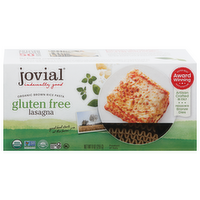 Jovial Organic Brown Rice Gluten Free Pasta Lasagna, 9 Ounce