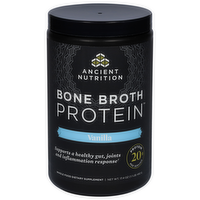 Ancient Nutrition Vanilla Bone Broth Protein Powder Dietary Supplement, 493 Gram