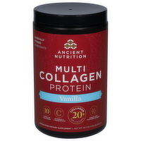 Ancient Nutrition Vanilla Multi Collagen Protein Powder Dietary Supplement, 475 Gram