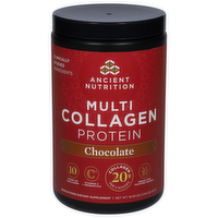 Ancient Nutrition Chocolate Multi Collagen Protein Powder Dietary Supplement, 525 Gram