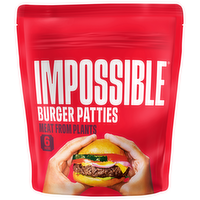 Impossible Burger Patties Made From Plants, 24 Ounce