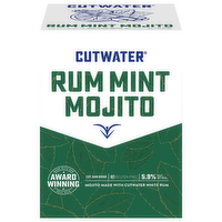 Cutwater Rum Mint Mojito Cocktails, 4 Each