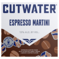 Cutwater Espresso Martini Cocktails, 4 Each