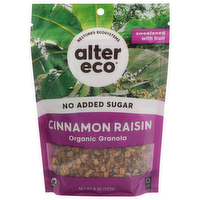 Alter Eco Organic Cinnamon Raisin Granola, 8 Ounce