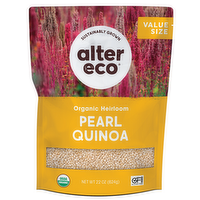 Alter Eco Organic Heirloom Pearl Quinoa Value Size, 22 Ounce