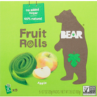 Bear Yoyo Apple Fruit Rolls, 5 Each