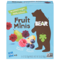 Bear Fruit Mini Fruits Snacks, 5 Each