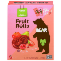 Bear Yoyo Fruit Rolls Variety Pack, 12 Each