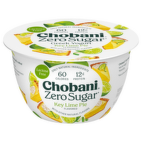 Chobani Zero Sugar Key Lime Pie Yogurt Product, 5.3 Ounce