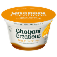 Chobani Creations Orange Cream Pop Greek Yogurt, 5.3 Ounce