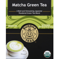 Buddha Teas Organic Matcha Green Tea, 18 Each