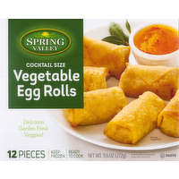 Spring Valley Kosher Cocktail Size Vegetable Egg Rolls, 12 Each