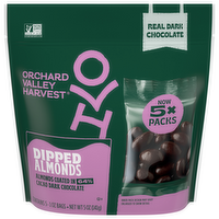 Orchard Valley Harvest Real Dark Chocolate Dipped Almonds, 5 Each