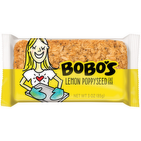 Bobo's Lemon Poppy Seed Oat Bar, 3 Ounce