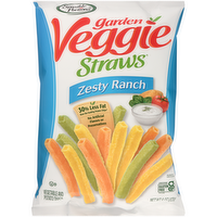 Sensible Portions Garden Veggie Straws Zesty Ranch Vegetable & Potato Snack, 6 Ounce