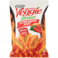 Sensible Portions Garden Veggie Straws Screamin' Hot Vegetable & Potato Snack, 6 Ounce