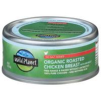 Wild Planet Organic Roasted Chicken Breast No Salt Added, 5 Ounce