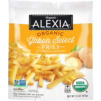 Alexia Organic Yukon Select Fries with Sea Salt, 15 Ounce