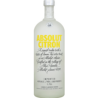 Absolut Citron Vodka, 1.75 Litre