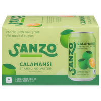 Sanzo Calamansi (Golden Lime) Sparkling Water, 6 Each