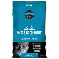 World's Best Cat Litter Multiple Cat Lotus Blossom Scented Cat Litter, 15 Pound