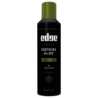 Edge Soothing Aloe Shave Gel for Men, 7 Ounce