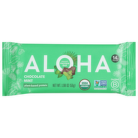 Aloha Organic Chocolate Mint Plant-Based Protein Bar, 1.98 Ounce