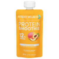 Designer Wellness Peach Mango Protein Smoothie, 4.2 Ounce