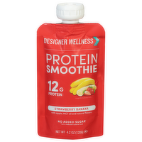 Designer Wellness Strawberry Banana Protein Smooth, 4.2 Ounce
