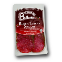 Bellentani Sliced Rustic Tuscan Salami, 6 Ounce