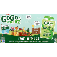 GoGo SqueeZ Apple Sauce On The Go Variety Pack Gimme Five!, 12 Each