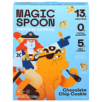 Magic Spoon Chocolate Chip Cookie Flavored Protein Cereal, 7 Ounce
