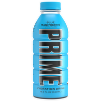 Prime Blue Raspberry Hydration Drink, 16.9 Ounce