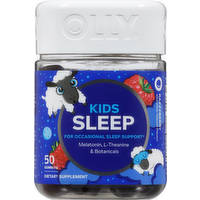 Olly Kids Sleep Gummies Razzberry Flavor, 50 Each