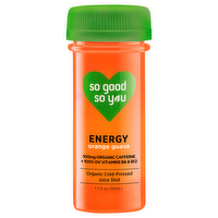 So Good So You Organic Energy Orange Guava Cold-Pressed Juice Shot, 1.7 Ounce