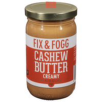 Fix & Fogg Creamy Cashew Butter, 10 Ounce