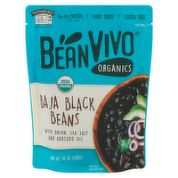 BeanVivo Organics Baja Black Beans, 10 Ounce