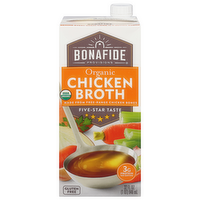 Bonafide Provisions Organic Chicken Broth, 32 Ounce