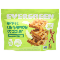 Evergreen Apple Cinnamon Cobbler Mini Waffles, 9 Ounce