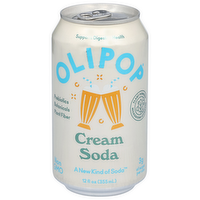 Olipop Cream Soda, 12 Ounce