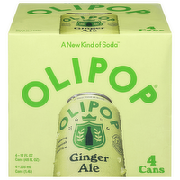 Olipop Ginger Ale, 4 Each