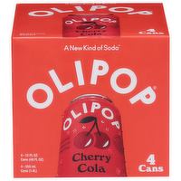 Olipop Cherry Cola, 4 Each