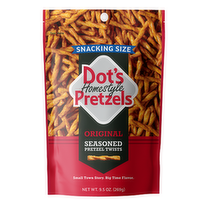 Dot's Homestyle Pretzels Original Seasoned Pretzel Twists Snacking Size, 9.5 Ounce